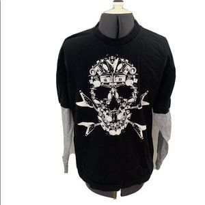 Boys Skull Long Sleeve Sz L(12/14)